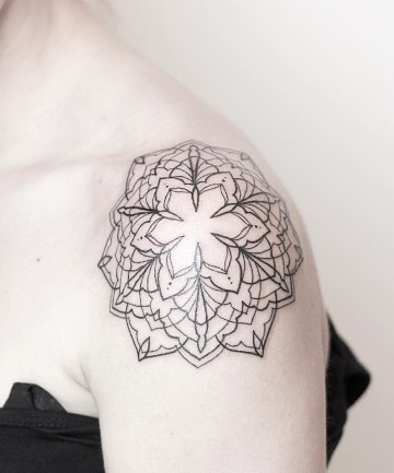 Geometric Shoulder Mandala