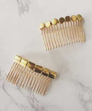 Geometric Modern Hair Comb, $25