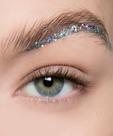 6. Glittered Brows Reign Supreme