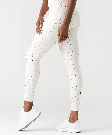 Glyder High Power Legging Print in Soft Blush/Rose Gold Triangle, $78