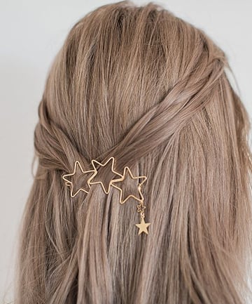 Gold Trio Star Hair Clip, $12.20