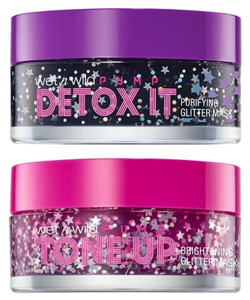 Wet n Wild Detox It & Tone Up Glitter Masks, $8.99 each