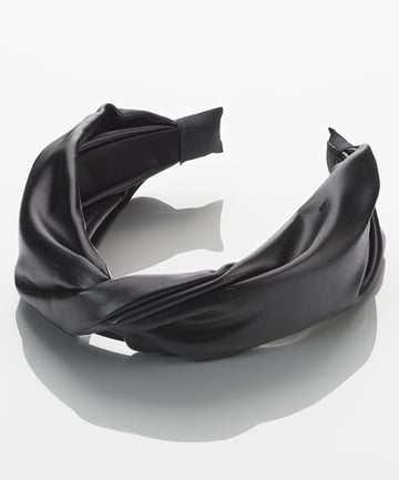 Scunci Faux Leather Headband, $9.99