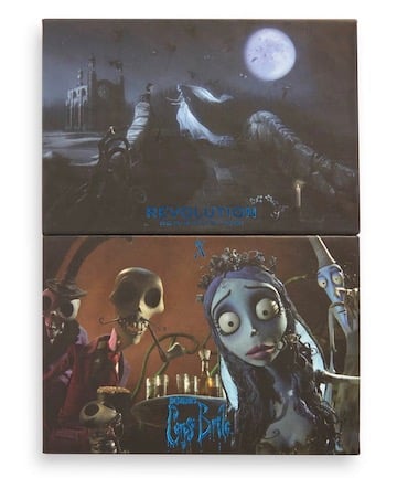 Corpse Bride x Revolution Upstairs Downstairs Shadow Palette, $25