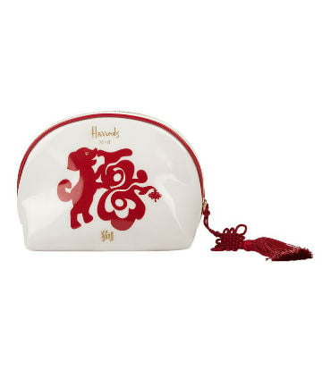 Harrods Chinese Year of the Dog Cosmetic Case 2018, $25.99