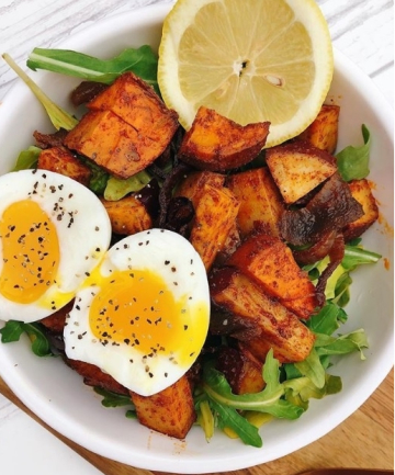 Sweet Potato Breakfast 'Salad'