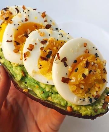 Sweet Potato Toast With Avocado and Eggs