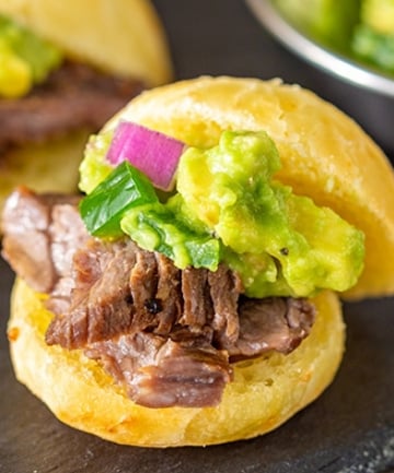 Mini Carne Asada Tortas, serves 4