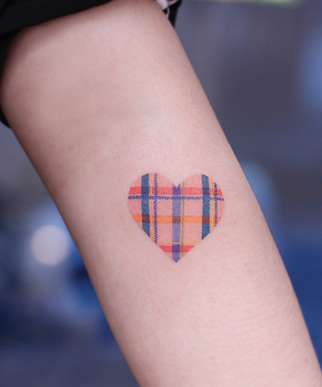 Plaid Heart