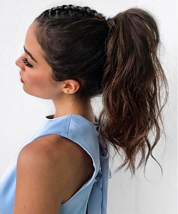 High Braided Ponytail