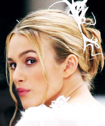 Festive Updo: Keira Knightley in 'Love Actually'