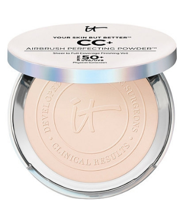 It Cosmetics Your Skin But Better CC+ Airbrush Perfecting Powder SPF 50+, $35