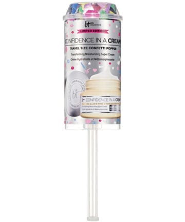 It Cosmetics Confidence in a Cream Moisturizer Travel Size Confetti Popper, $12