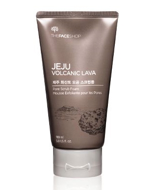 The Face Shop Jeju Volcanic Lava Pore Scrub Foam, $15