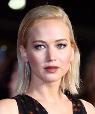 Jennifer Lawrence Hair Style No. 3: Slick Side Part 