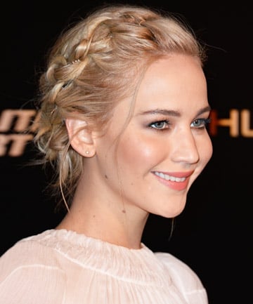 Jennifer Lawrence Hair Style No. 4: Delicate Braid