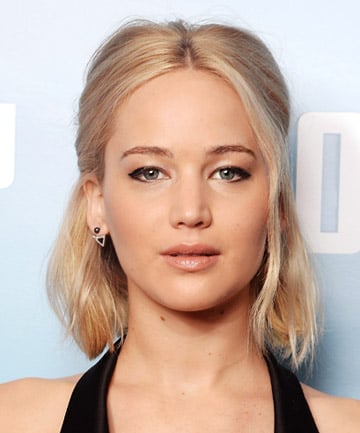 Jennifer Lawrence Hair Style No. 11: Platinum Pin Up