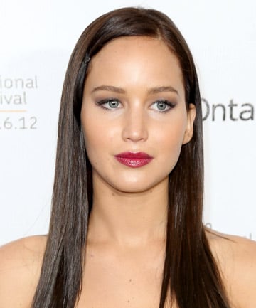 Jennifer Lawrence Hair Style No. 15: Sleek and Straight