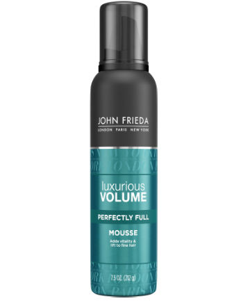 Best Volumizing Product No. 10: John Frieda Luxurious Volume Perfectly Full Mousse, $8.99