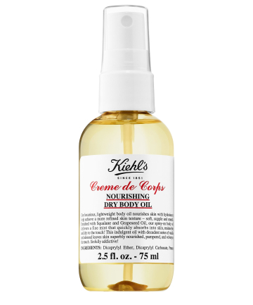 Kiehl's Creme de Corps Nourishing Dry Body Oil, $17.50