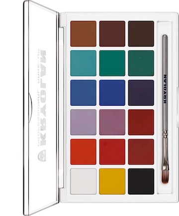 Kryolan Aquacolor Set 18 Colors, $42.95