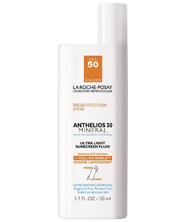 La Roche-Posay Anthelios Mineral SPF 50 Sunscreen, $33.99