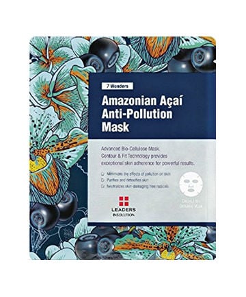 Leaders 7 Wonders Amazonian Acai Anti-Pollution Mask, $6