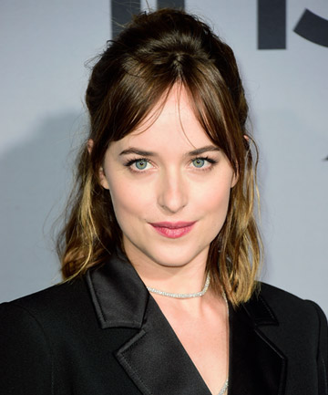 Dakota Johnson's Lob With Bangs