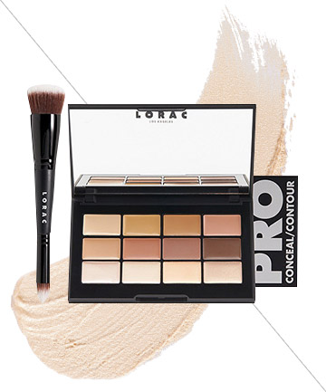 Lorac Pro Conceal/Contour Palette and Brush, $45