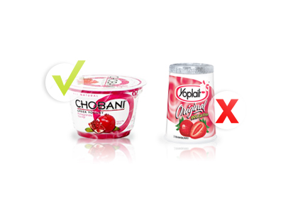 Rule No. 7: Go for Greek yogurt instead of Yoplait