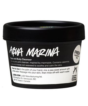 Lush Aqua Marina Calming Calamine Wash, $12.95