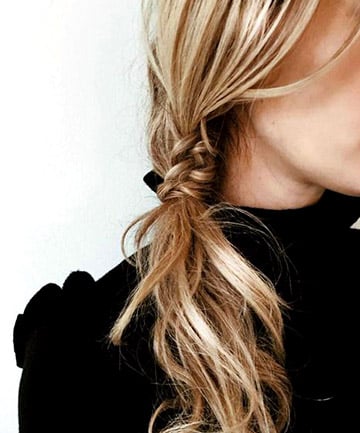 Messy Braided Ponytail