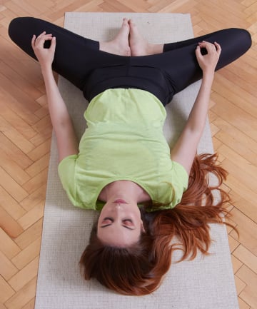 Reclined Bound Angle Pose