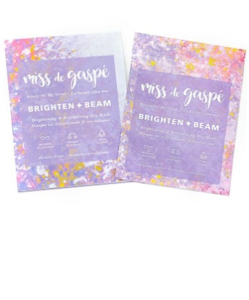 Miss de Gaspe Brightening & Revitalizing Dry Mask, $32