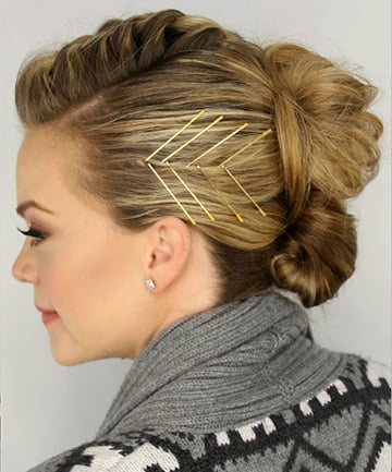 Mohawk French Braid Updo 