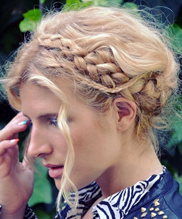 Crown Braids + Tiny Braids