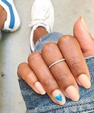 Minimalist Nails: Statement Emoji