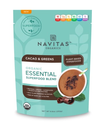 Navitas Organics Cacao & Greens Essential Blend, $12.99