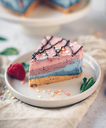 Vegan Confetti Cheesecake