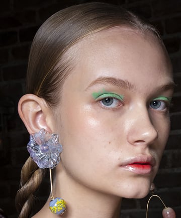 Painted Green Lids at Ulla Johnson