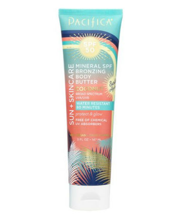 Pacifica Body Butter Coconut SPF 50, $14