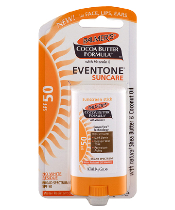 Palmer's Eventone Suncare Sunscreen Stick SPF 50, $8