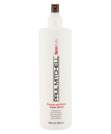 Best Hairspray No. 9: Paul Mitchell Freeze and Shine Super Spray, $11.50