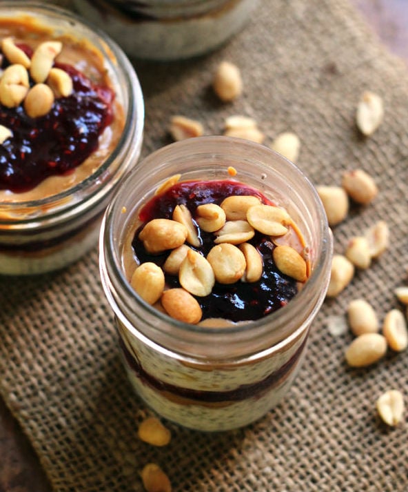 PB&J Chia Seed Pudding