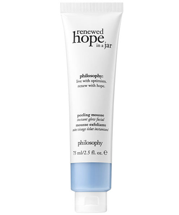 Philosophy Renewed Hope in a Jar Peeling Mousse Instant Glow Facial Mask, $35