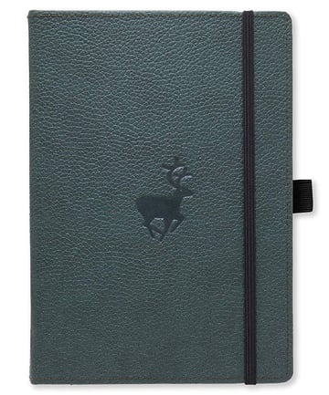 Dingbats A5+Wildlife Green Deer Notebook, $16.41