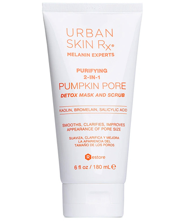 Urban Skin Rx Purifying 2-in-1 Pumpkin Pore Detox Mask and Scrub, $17.99