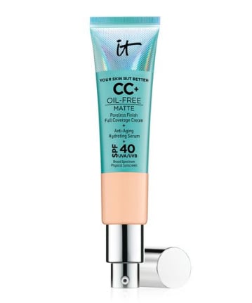 IT Cosmetics Your Skin But Better CC+ Oil-Free Matte SPF 40, $49