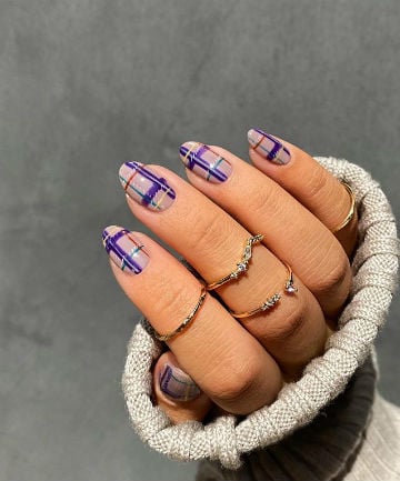 Mani of the Week: Preppy Plaid