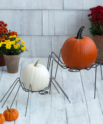 Spider Pumpkin Holder, $20